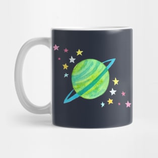 Saturn and stars Mug